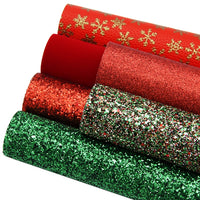 Christmas Designs #2 Faux Leather Full Sheet Pack of 6
