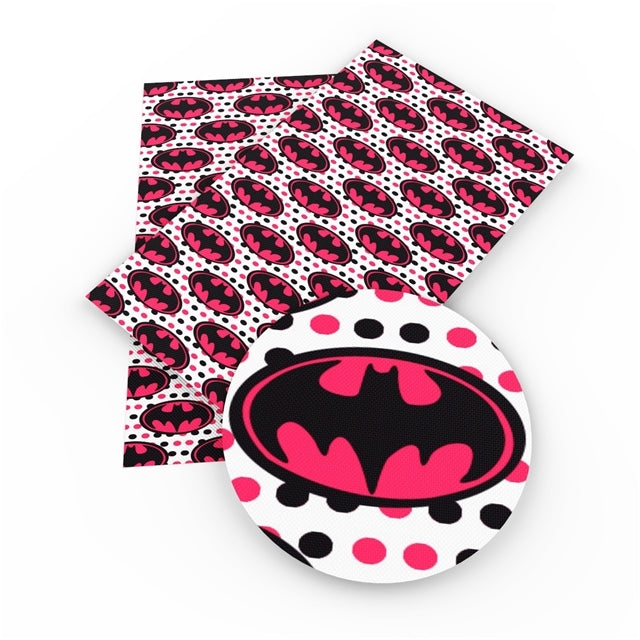 Batgirl Symbol Faux Leather Sheet