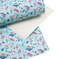 Under the Sea Faux Leather Sheet
