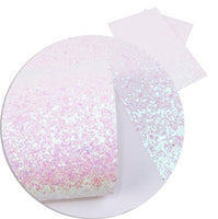 Chunky Glitter Faux Leather Sheet
