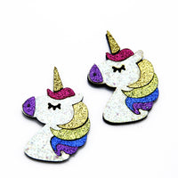 Unicorn Glitter Felt Embellishment

