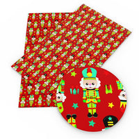 Christmas Nutcracker Faux Leather Sheet
