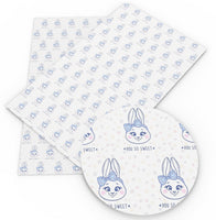 Easter Bunny "You So Sweet" Faux Leather Sheet
