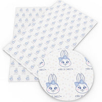 Easter Bunny "You So Sweet" Faux Leather Sheet