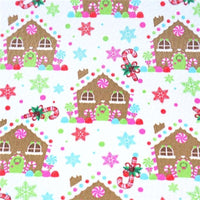 Christmas Gingerbread House Faux Leather Sheet
