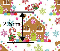 Christmas Gingerbread House Faux Leather Sheet
