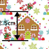 Christmas Gingerbread House Faux Leather Sheet