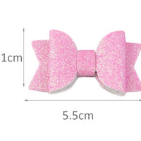 Fine Glitter Bow Pack (5)