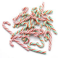 Polymer Clay Resin- Candy Canes
