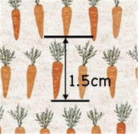 Easter Mini Carrots Faux Leather Sheet
