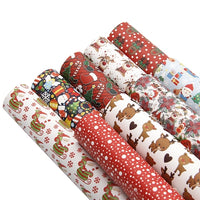 Christmas Designs #3 Faux Leather Full Sheet Pack of 9
