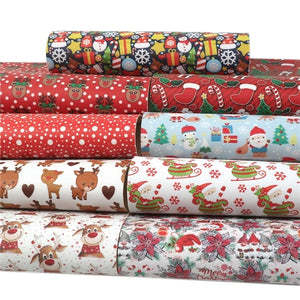 Christmas Designs #3 Faux Leather Full Sheet Pack of 9