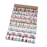 Christmas Designs #1 Faux Leather Full Sheet Pack of 9
