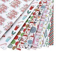 Christmas Designs #1 Faux Leather Full Sheet Pack of 9
