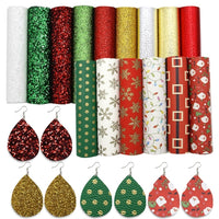 Christmas Design #7 A5 Sheet Faux Leather Pack of 15
