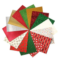 Christmas Design #7 A5 Sheet Faux Leather Pack of 15
