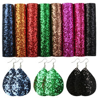 Chunky Glitter Bright A5 Sheet Faux Leather Pack of 8