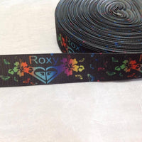 Rox on Black 1" Ribbon