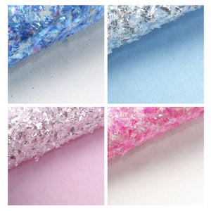Fractured Glitter Mixed A5 Faux Leather Sheet Pack of 6