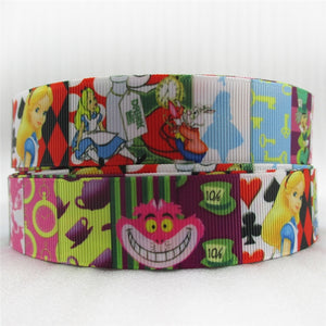 Alice In Wonderland Patches 1" Ribbon