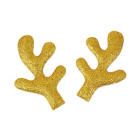 Reindeer Antler Glitter Embellishment Pairs
