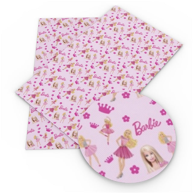 Barbie Pink Faux Leather Sheet