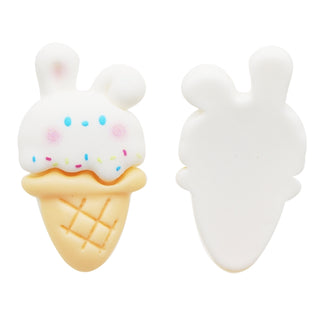 Bunny Ice Cream White Resin