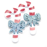 #8 Christmas Candy Cane Glitter Planar
