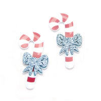 #8 Christmas Candy Cane Glitter Planar
