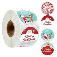 Merry Christmas Colours Stickers (500) #2
