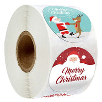 Merry Christmas Colours Stickers (500) #2
