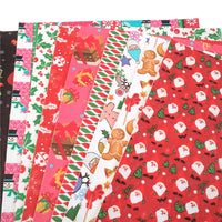 Christmas Designs #5 Faux Leather Full Sheet Pack of 9
