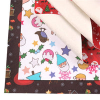 Christmas Designs #5 Faux Leather Full Sheet Pack of 9
