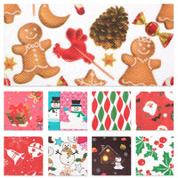 Christmas Designs #5 Faux Leather Full Sheet Pack of 9
