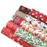 Christmas Designs #5 Faux Leather Full Sheet Pack of 9
