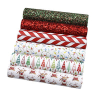 Christmas Designs #6 Faux Leather Full Sheet Pack of 6
