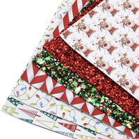 Christmas Designs #6 Faux Leather Full Sheet Pack of 6
