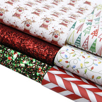 Christmas Designs #6 Faux Leather Full Sheet Pack of 6
