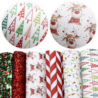 Christmas Designs #6 Faux Leather Full Sheet Pack of 6
