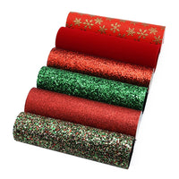 Christmas Designs #2 Faux Leather Full Sheet Pack of 6
