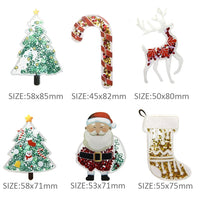 Assorted Christmas Acrylic Shaker Pack of 10
