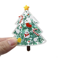 Assorted Christmas Acrylic Shaker Pack of 10