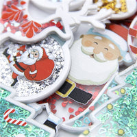 Assorted Christmas Acrylic Shaker Pack of 10
