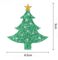 Christmas Gold Star Glitter Tree Embellishment
