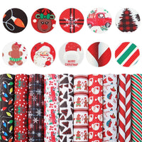 Christmas Design #8 A5 Sheet Faux Leather Pack of 10
