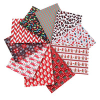 Christmas Design #8 A5 Sheet Faux Leather Pack of 10
