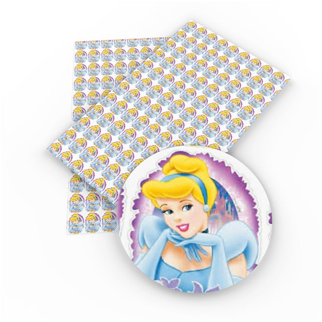 Princess Cinderella Faux Leather Sheet