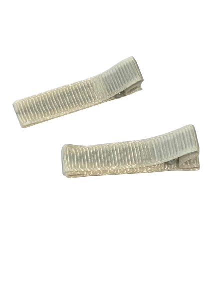 Grosgrain Lined Clips (10)