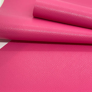 Hot Pink Litchi Faux Leather ROLL