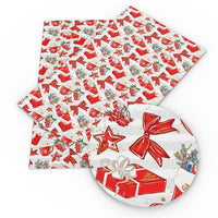 Christmas Decorations Faux Leather Sheet